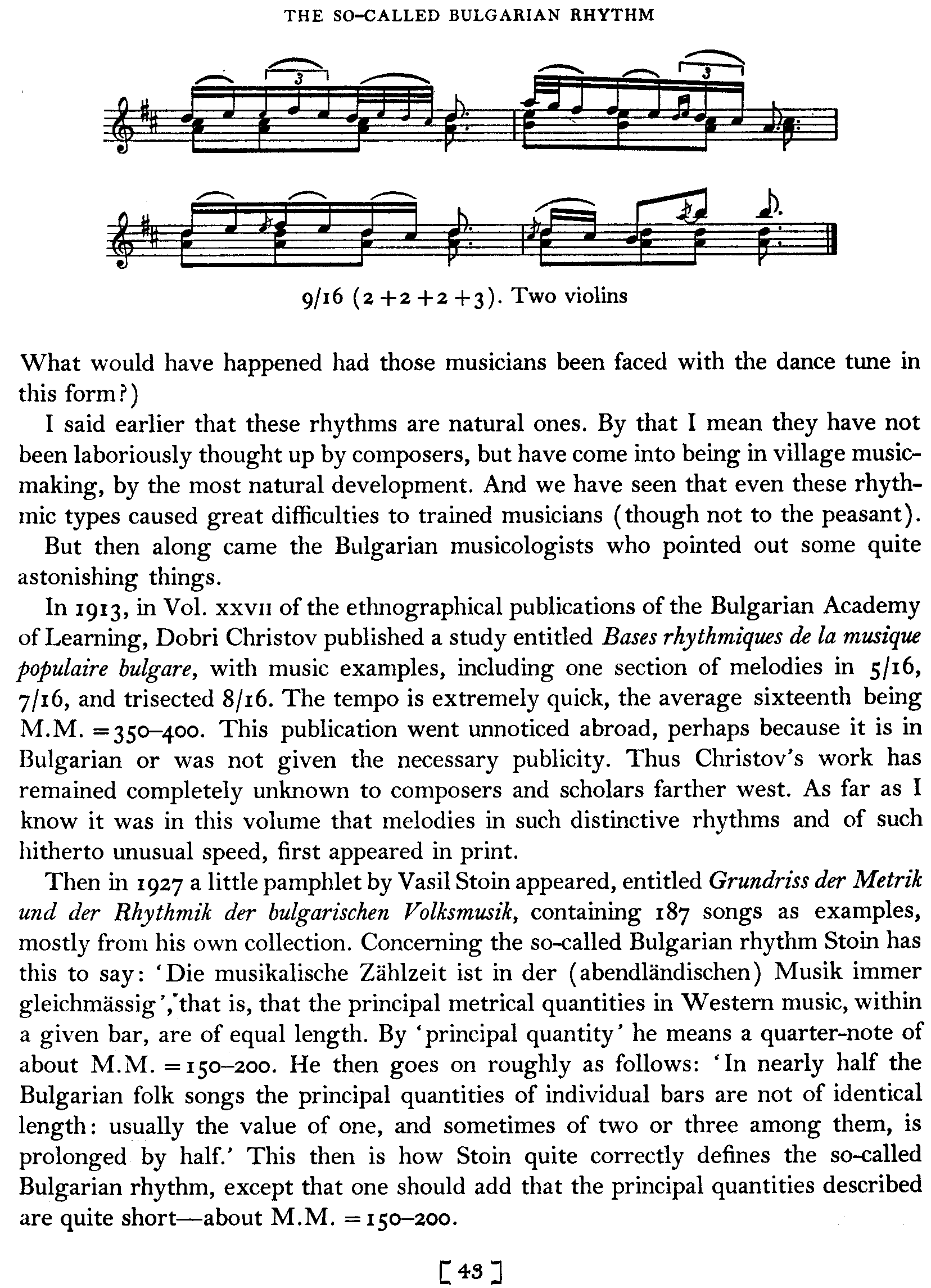 Bulgarian Rhythm - Bartok Page 43