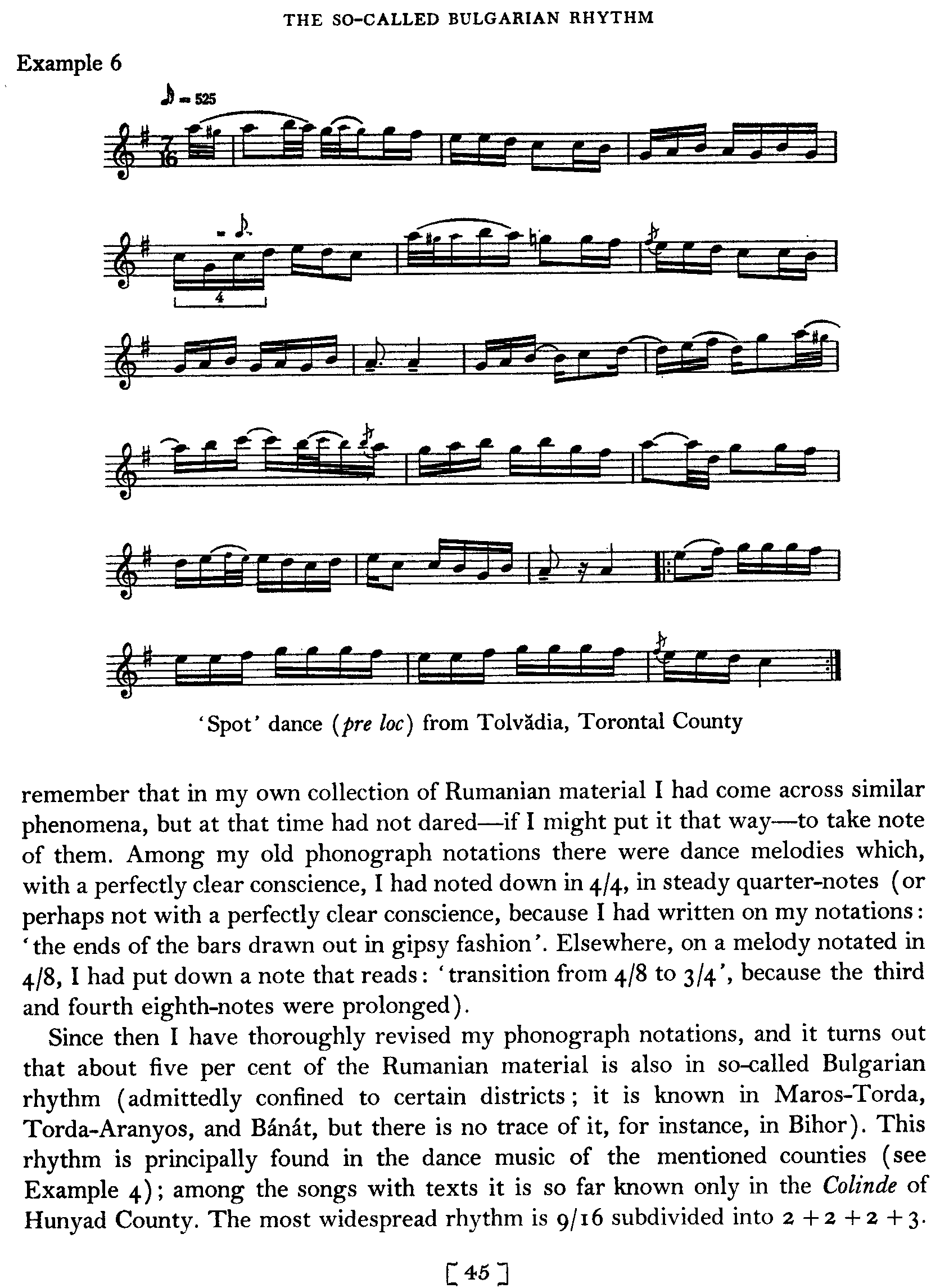Bulgarian Rhythm - Bartok Page 45