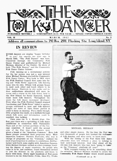 Folk Dancer 1942