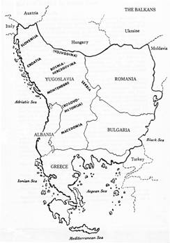 Balkans Map