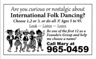 Reviving Folk Dance