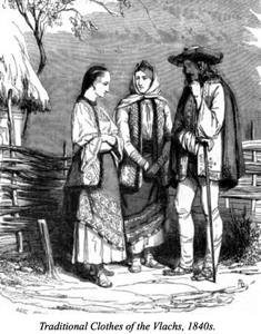 Traditional Clothes of the Vlachs, 1840s